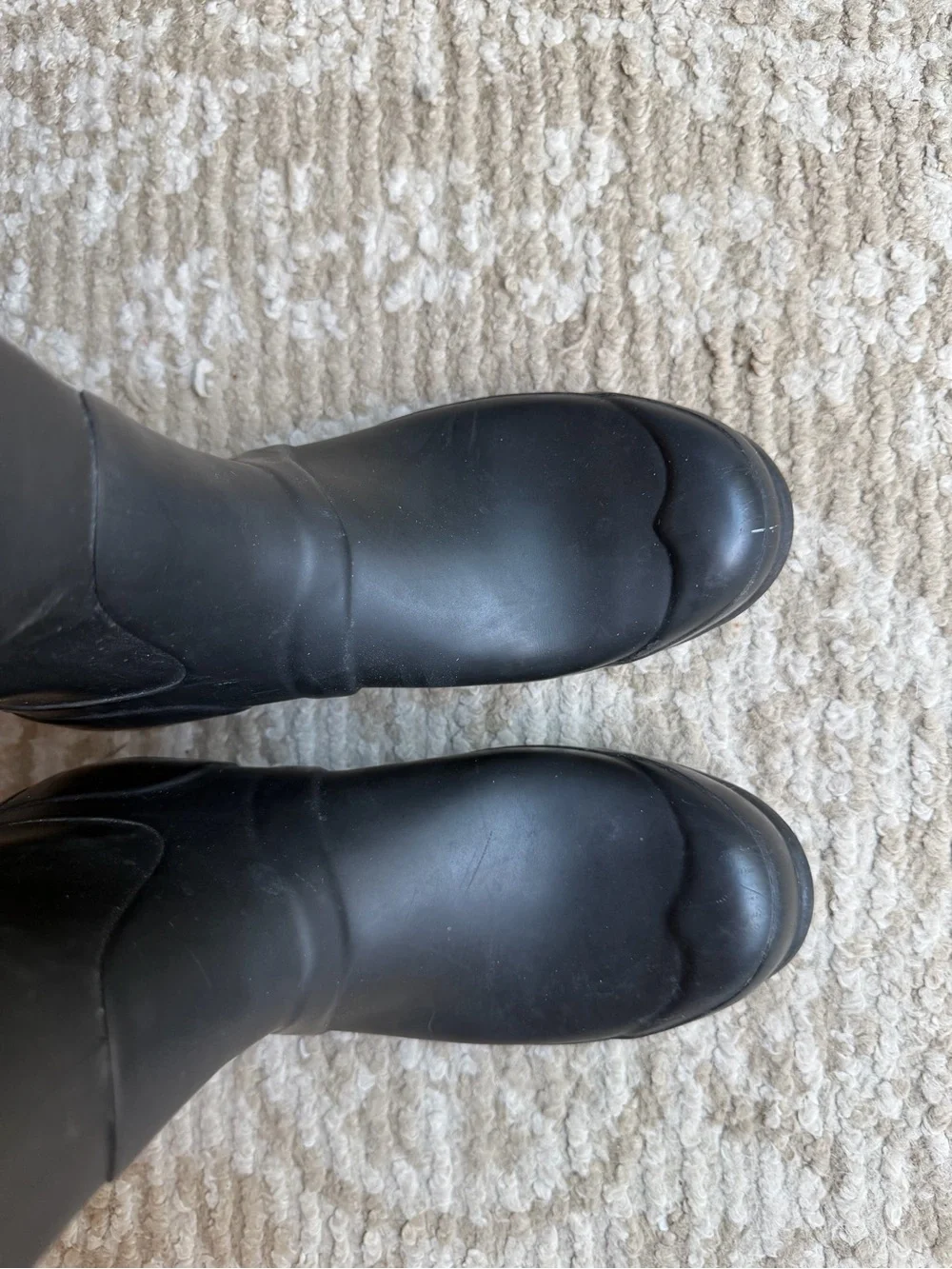 Hunter Tall Rain Boots Matte Black